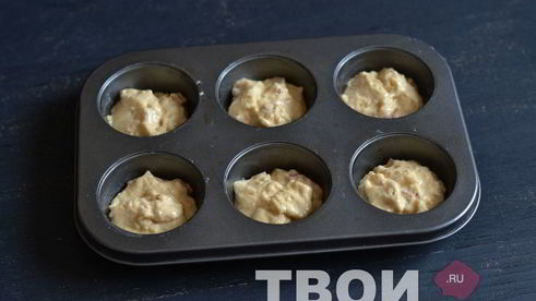 закусочные маффины с ветчиной и сыром