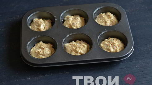 закусочные маффины с ветчиной и сыром