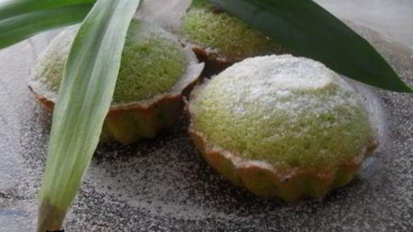 Рецепт Зеленые маффины с чаем матча