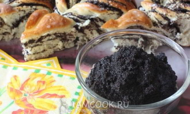 Маковая начинка для рулетов