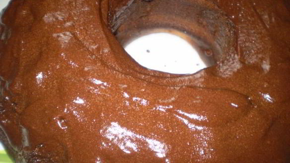 Рецепт Манник на сметане в шоколадной глазури