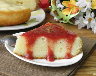 Манник на сметане