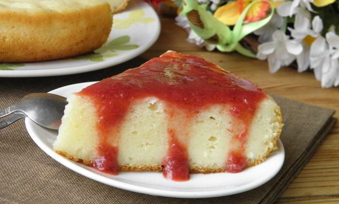 Манник на сметане