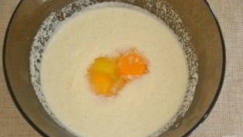 манник с творогом в духовке