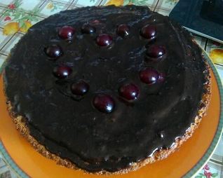 Манник с вишней