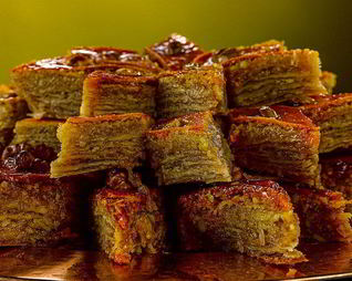 Медово-апельсиновая пахлава