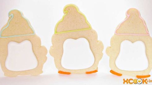 новогодняя выпечка пингвинята