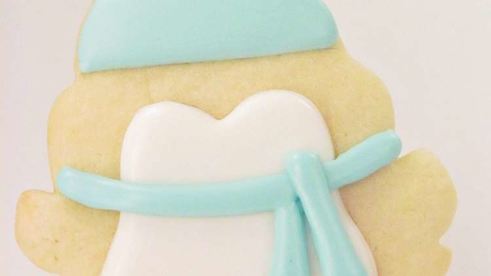 новогодняя выпечка пингвинята