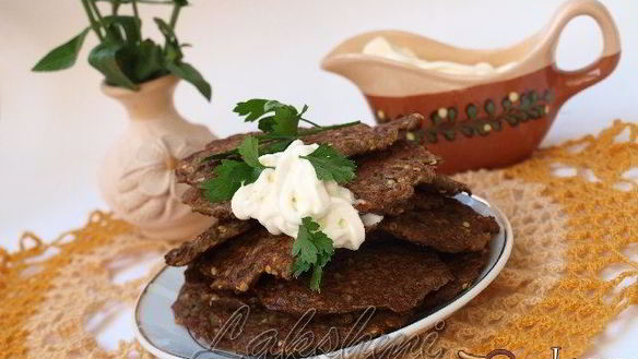 Рецепт Баклажановые оладьи