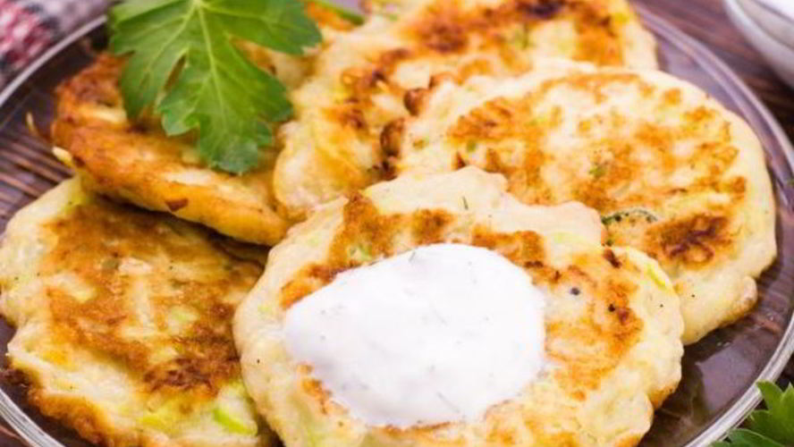 Рецепт быстрые оладьи из кабачков