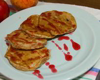 Оладьи с яблоками