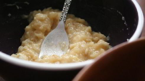 гречнево-банановые оладьи