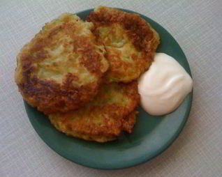 Кабачковые оладушки