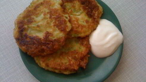 кабачковые оладушки