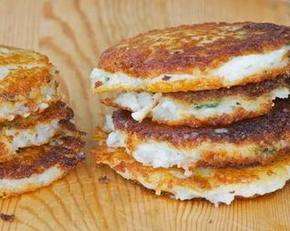 Картофельные оладушки с зеленью