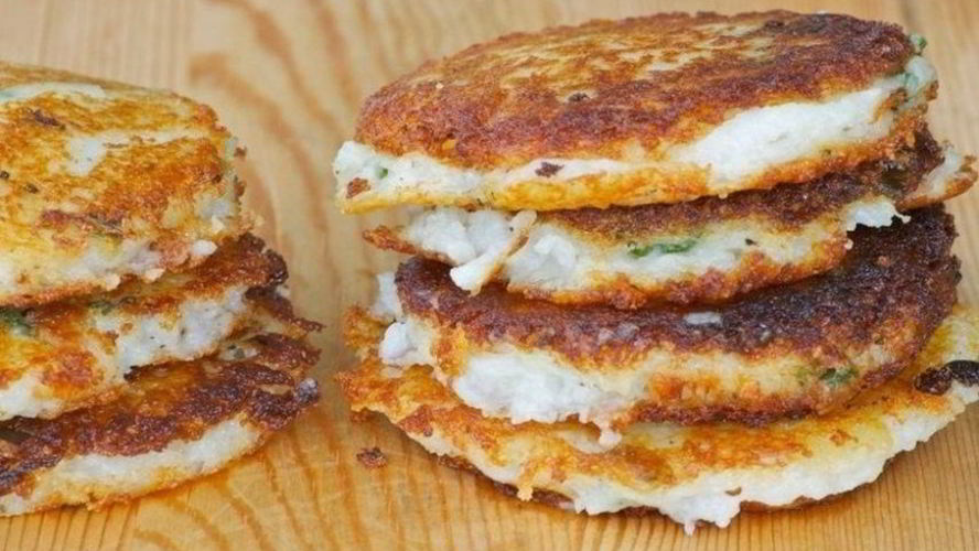 Рецепт картофельные оладушки с зеленью