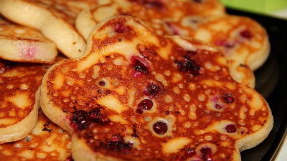 Рецепт Клюквенные оладушки