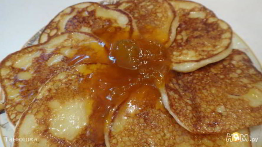 Рецепт кружевные оладьи