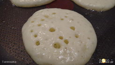 кружевные оладьи