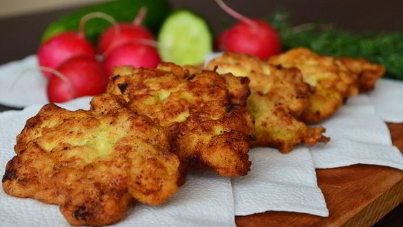 Рецепт Куриные оладушки Классика
