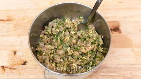 куриные оладьи с сыром и укропом