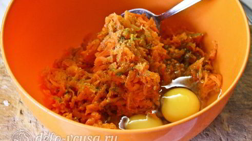 морковные оладьи