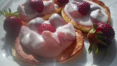 оладушки из домашнего творога