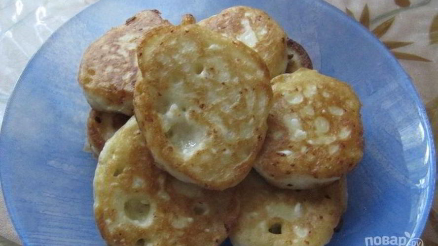 Рецепт оладушки из творога
