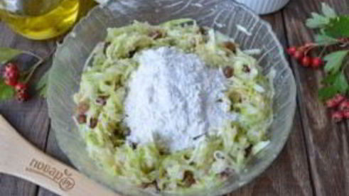 оладьи из кабачков и яблок