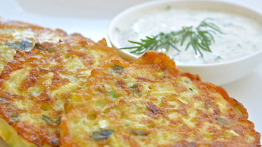 Рецепт оладьи из кабачков