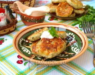 Оладьи из картофельного пюре