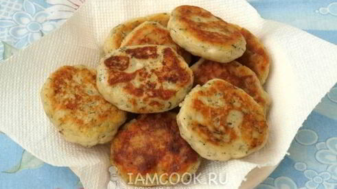 оладьи из картофельного пюре