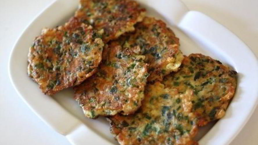 Рецепт оладьи из лука