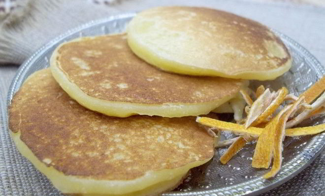 Оладьи из муки и манки