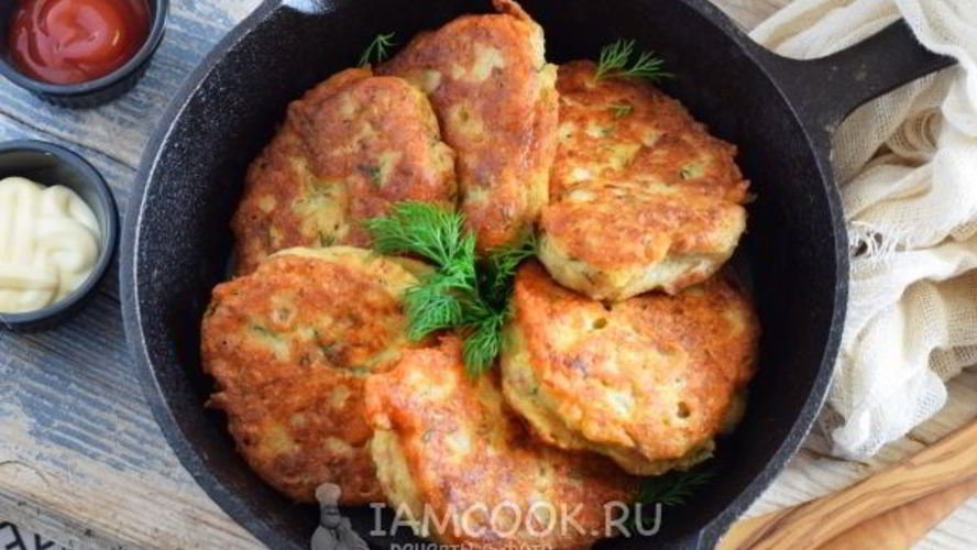 Рецепт оладьи из рыбных консервов