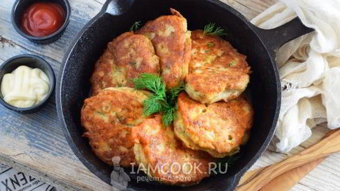 оладьи из рыбных консервов