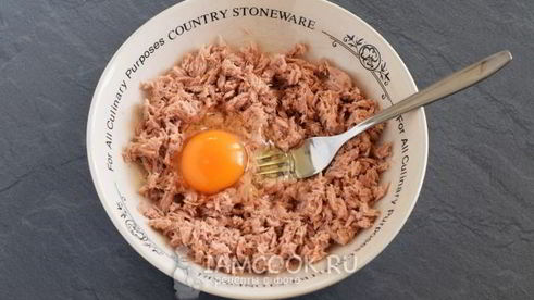 оладьи из рыбных консервов