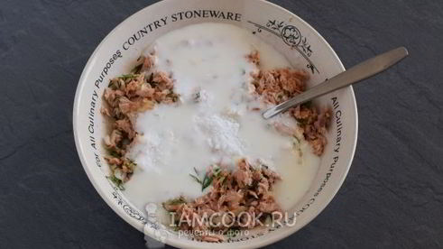 оладьи из рыбных консервов