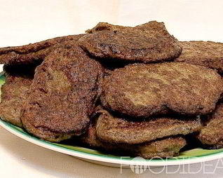 Оладьи из свиной печени