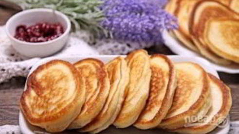 оладьи на кефире классические