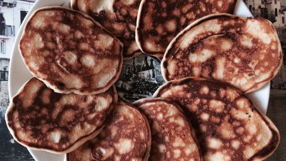 Рецепт Оладьи на сливках