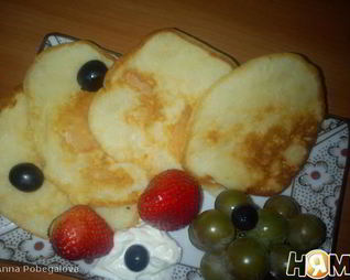 Оладьи творожно-сметанные