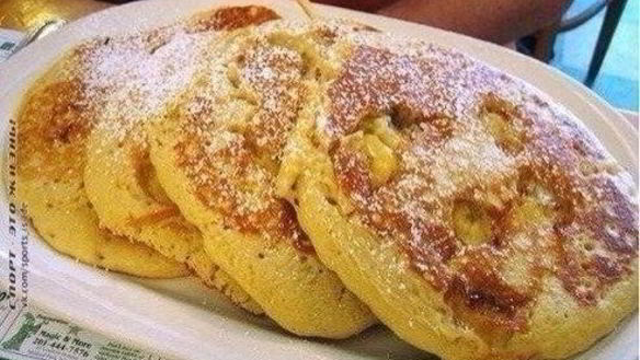 Рецепт Овсяные оладьи с бананами