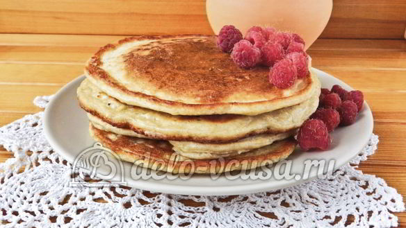 Рецепт Овсяные оладьи с бананом