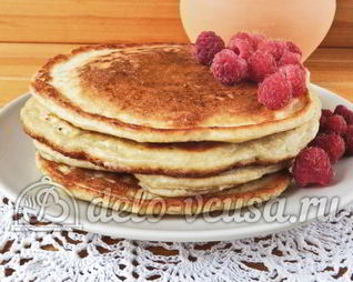 Овсяные оладьи с бананом