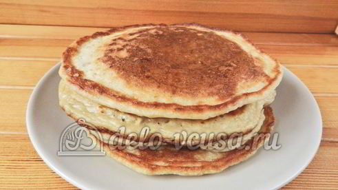 овсяные оладьи с бананом