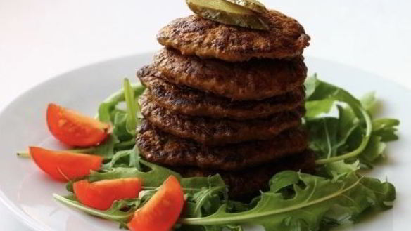 Рецепт Печеночные оладьи с чесноком