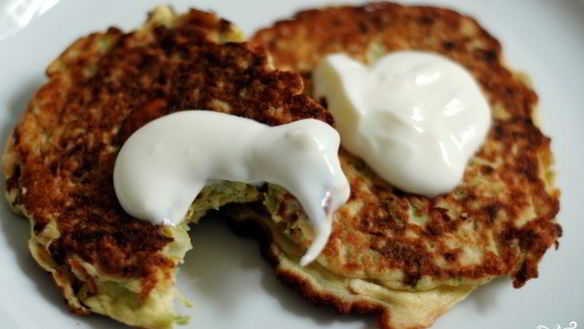 Рецепт Постные оладьи из кабачков