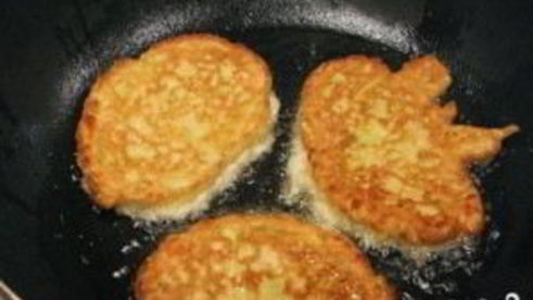 постные оладьи из кабачков