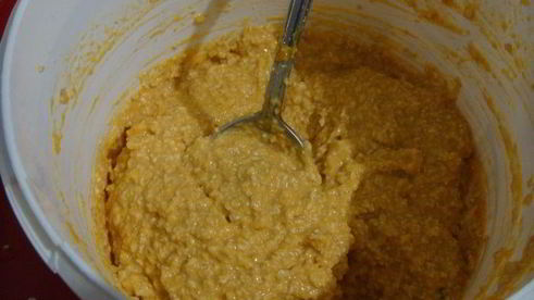 постные тыквенно-овсяные оладьи